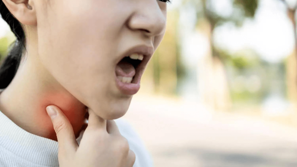 Throat infection