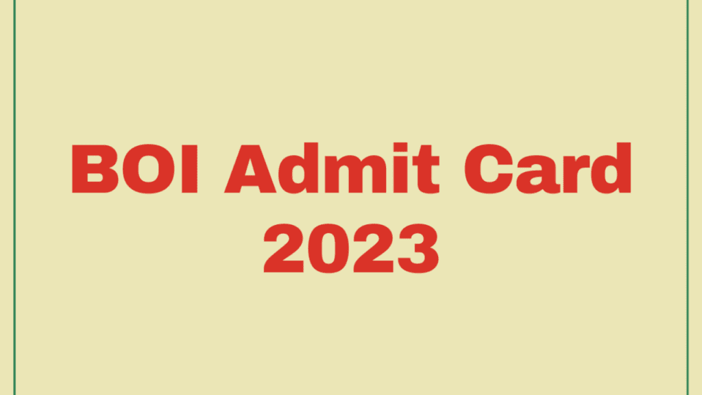 BOI PO 2023