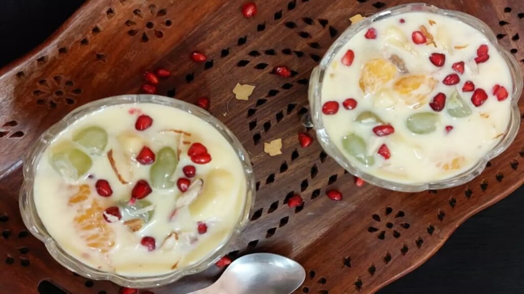 Fruit custard recipe