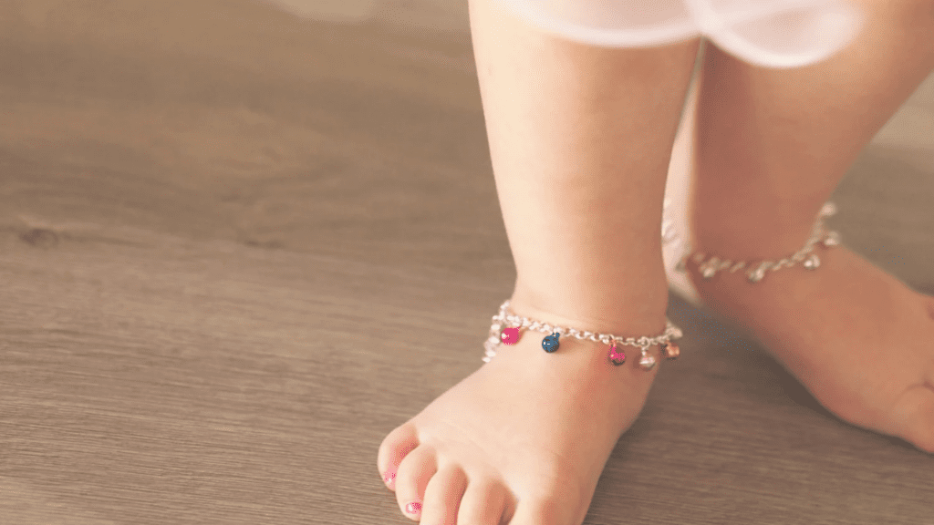 Silver Payal for Baby Girl
