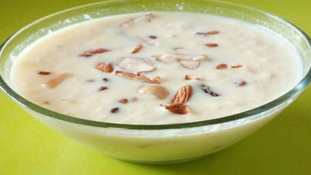 Coconut kheer recipe