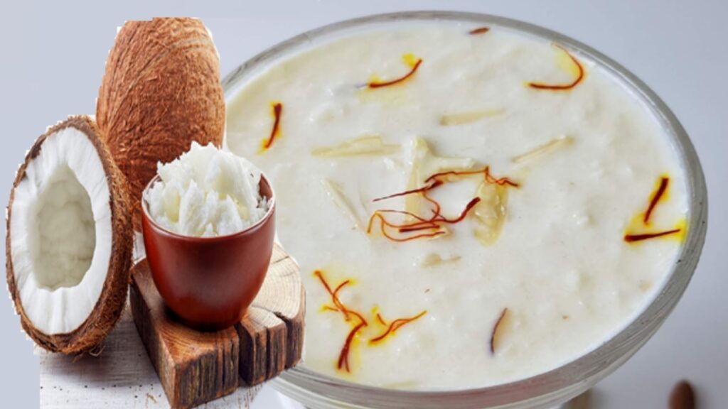 Coconut kheer recipe