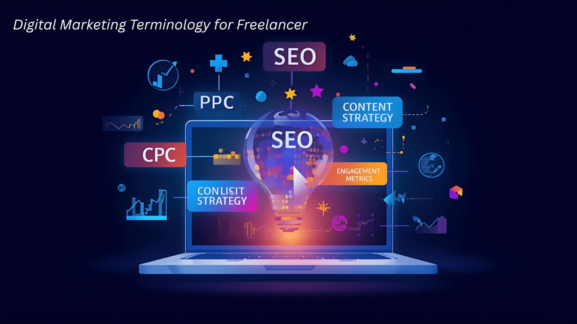 Digital marketing terminology for freelance