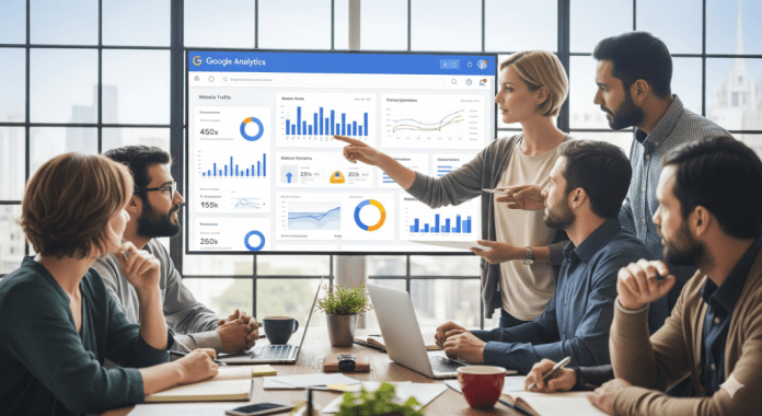 Image Google Analytics reports